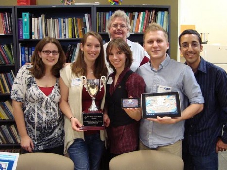 AXLE team with trophy