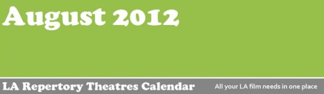 Cinephile's Dream - August 2012 Calendar header