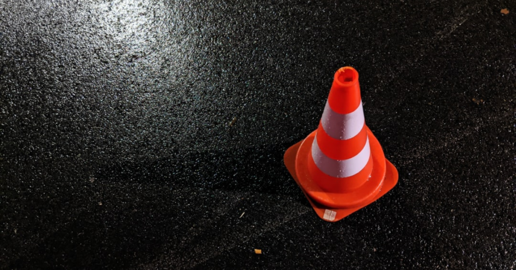 caution cone