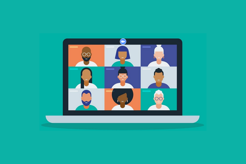 zoom screen with participants