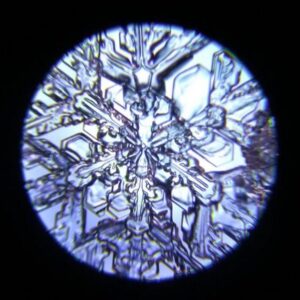 snowflake at high magnification
