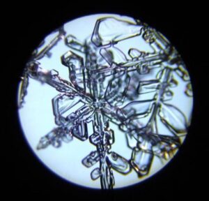 snowflake at high magnification