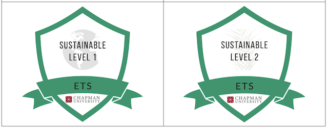 Sustainability badges