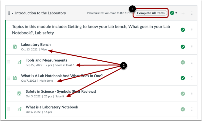 view module with requirements