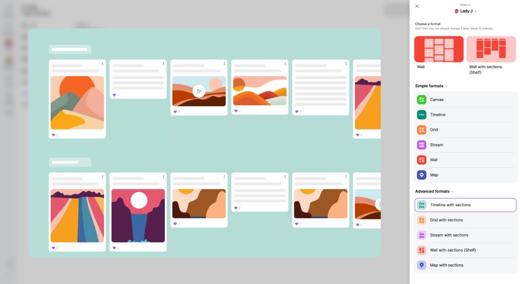 padlet bulletin board