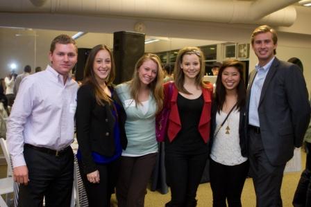 Group of young alumni at past CUYA event