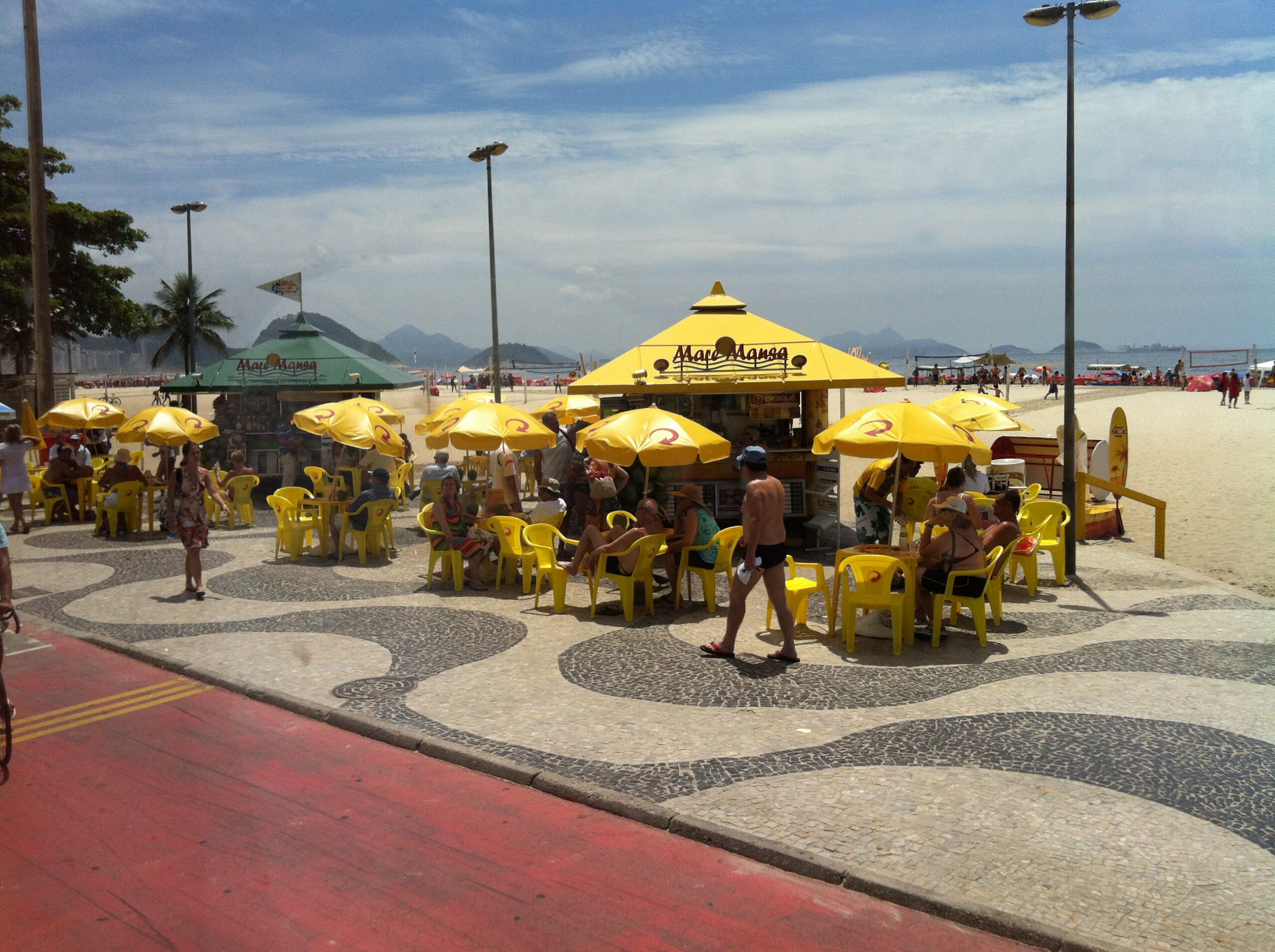 Along the Beach in Brazil