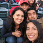 Chapman Family at Angel's baseball game