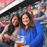 Chapman Family at Angel's baseball game