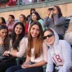 Chapman Family at Angel's baseball game