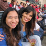 Chapman Family at Angel's baseball game