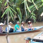 students on boat