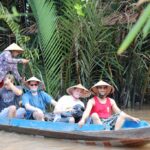 students on boat
