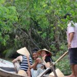 students on boat