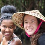 student traveling abroad
