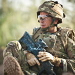 soldier with gun