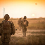 soldier walking