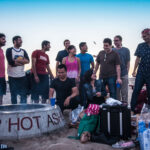 Students at Bond fire