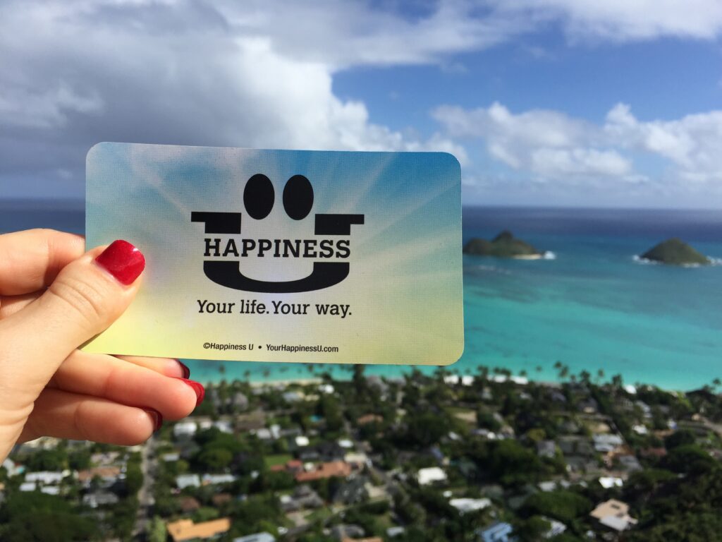 Happiness U business card