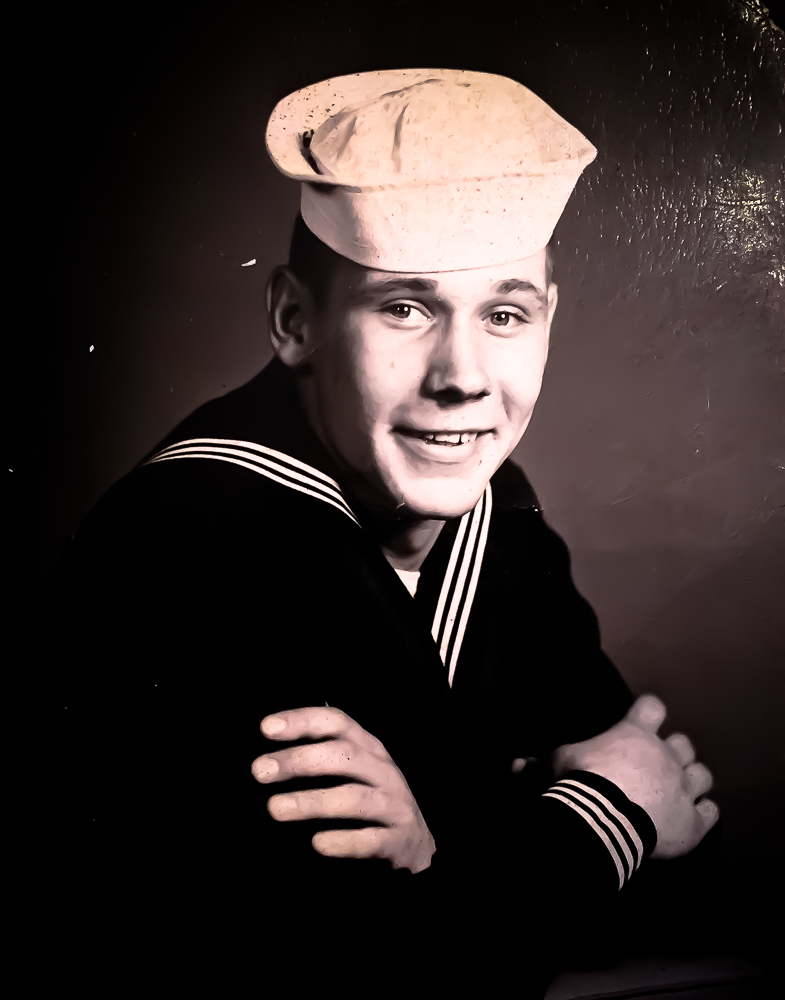 historic headshot of navy soldier