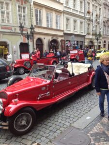 old car in Prague