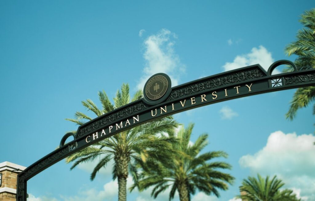 Schmid Gate at Chapman university