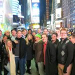 Argyros Student in Times Square