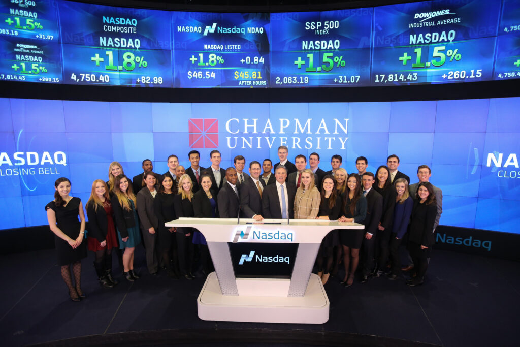 Argyros Students in Nasdaq
