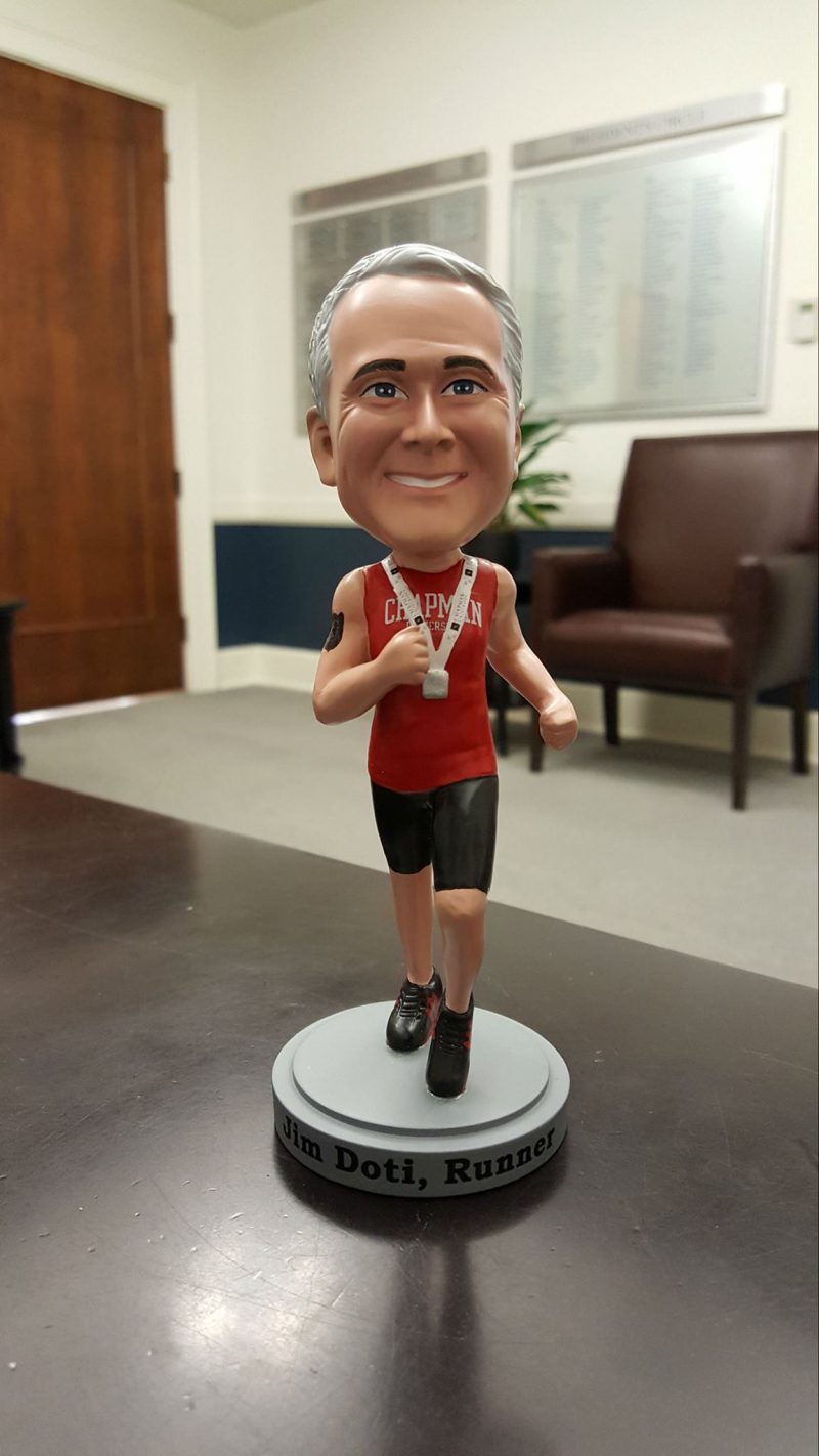 Jim Doti Running Bobblehead