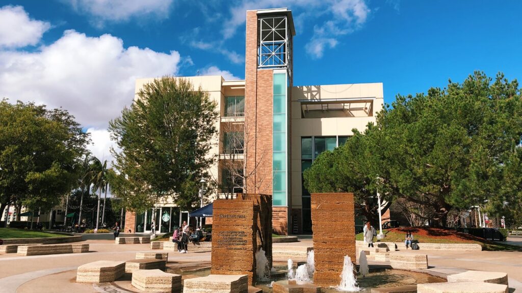 Exterior of Beckman Hall