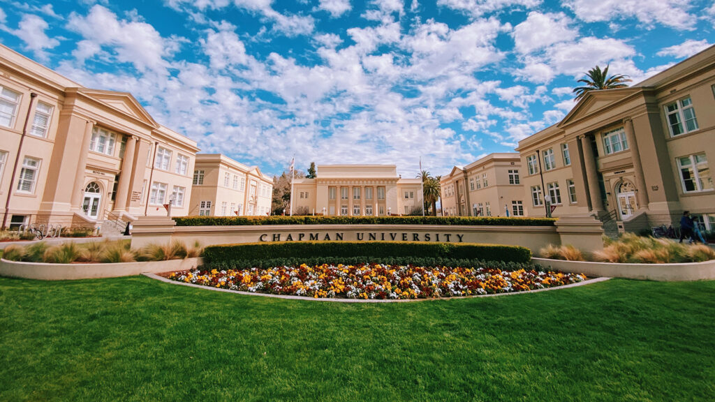 Chapman University signage