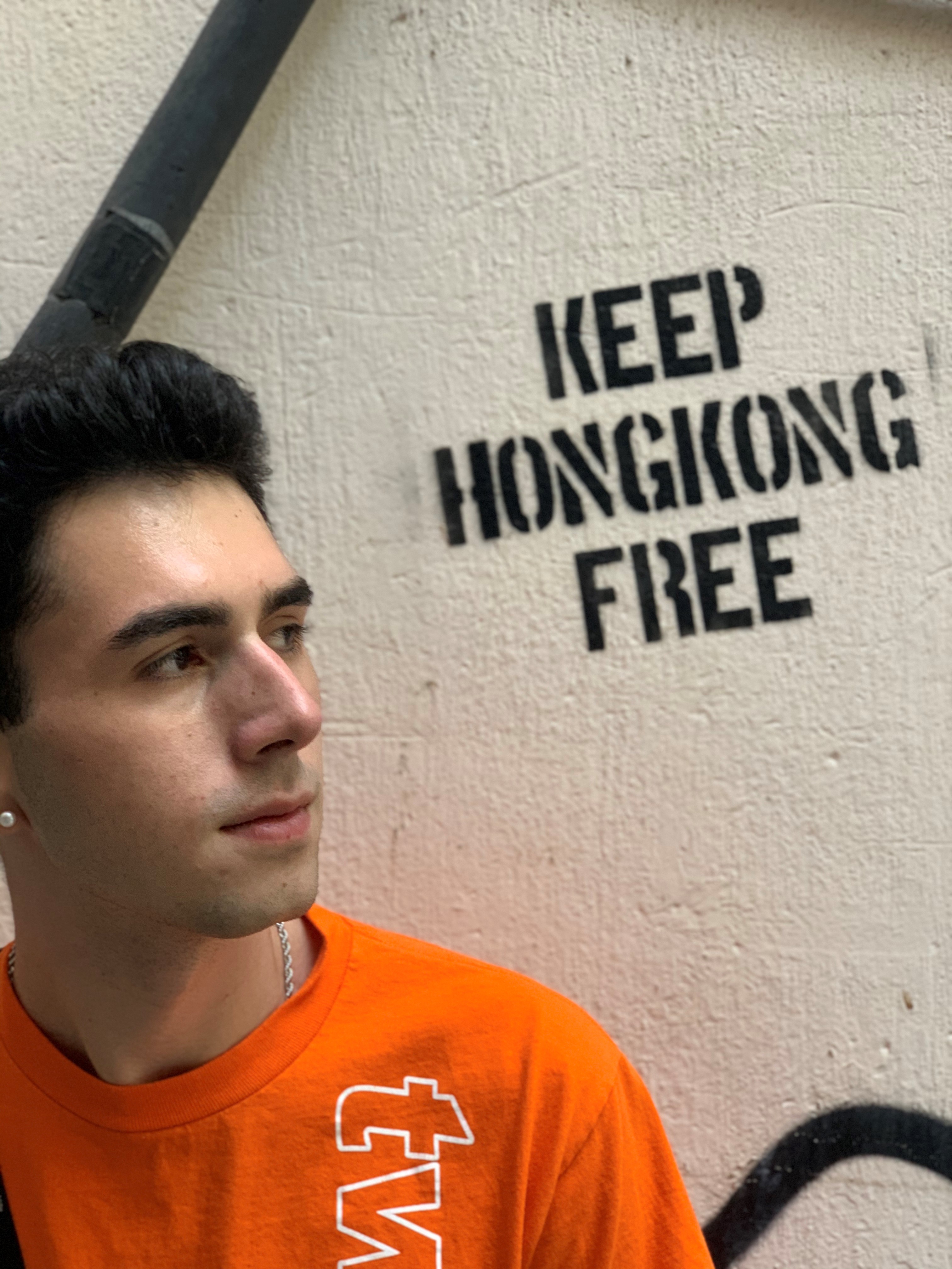Andrew in Hong Kong