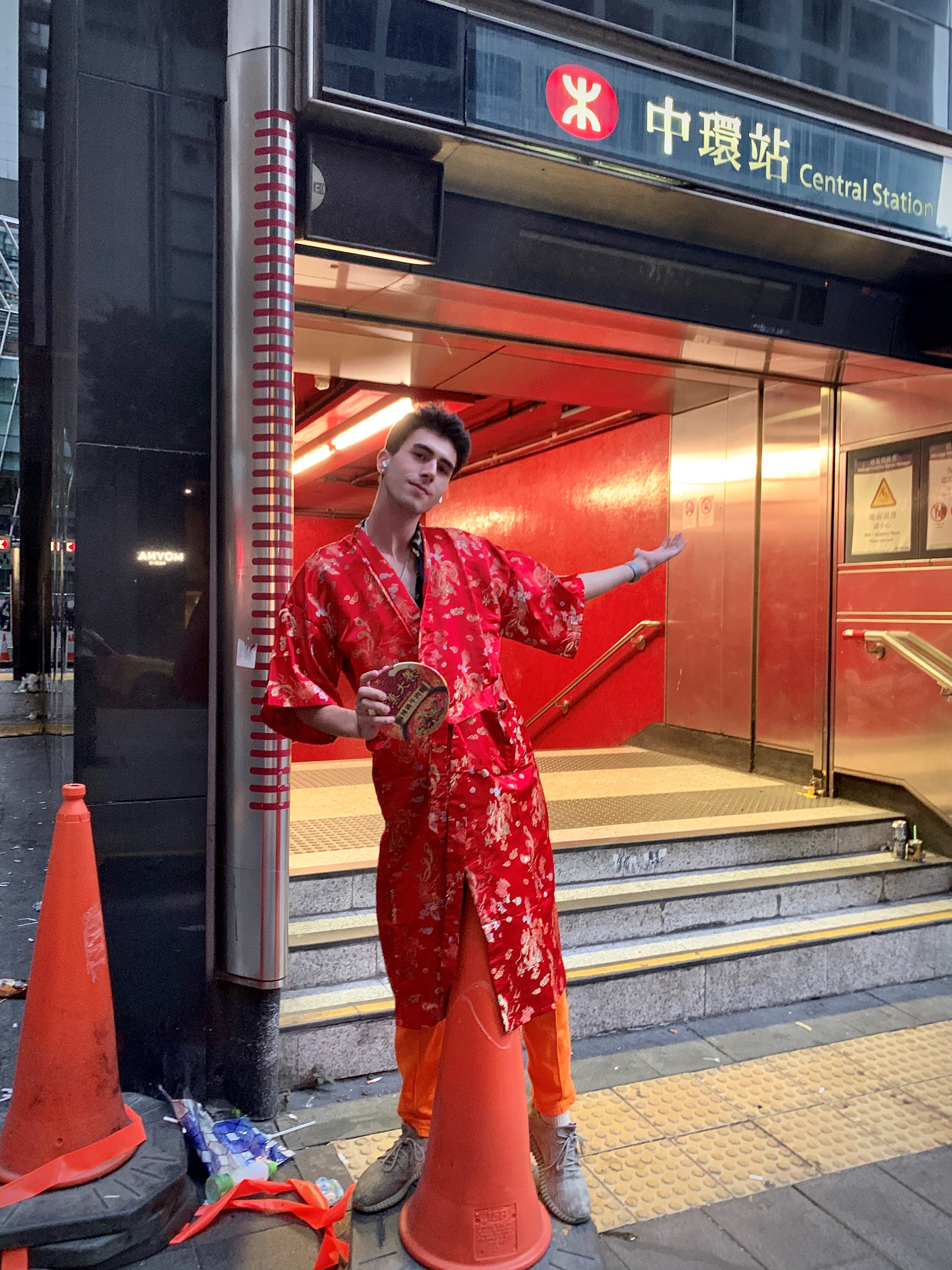 Andrew in Hong Kong