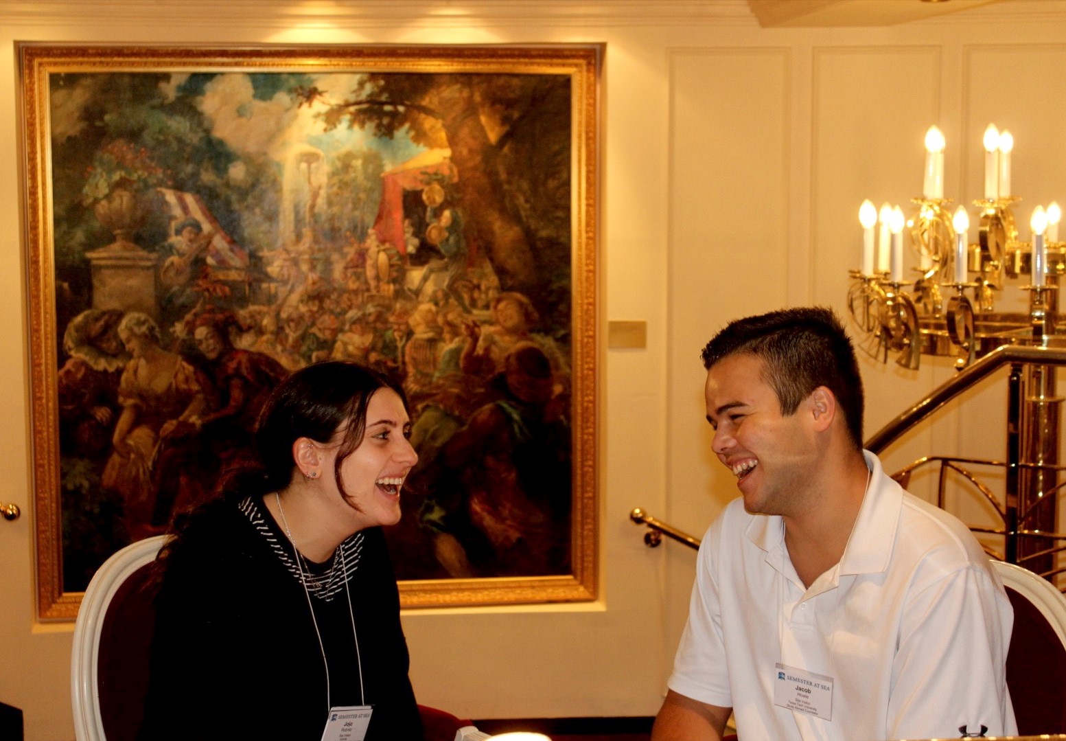 SAS Students Laughing in Lastinger