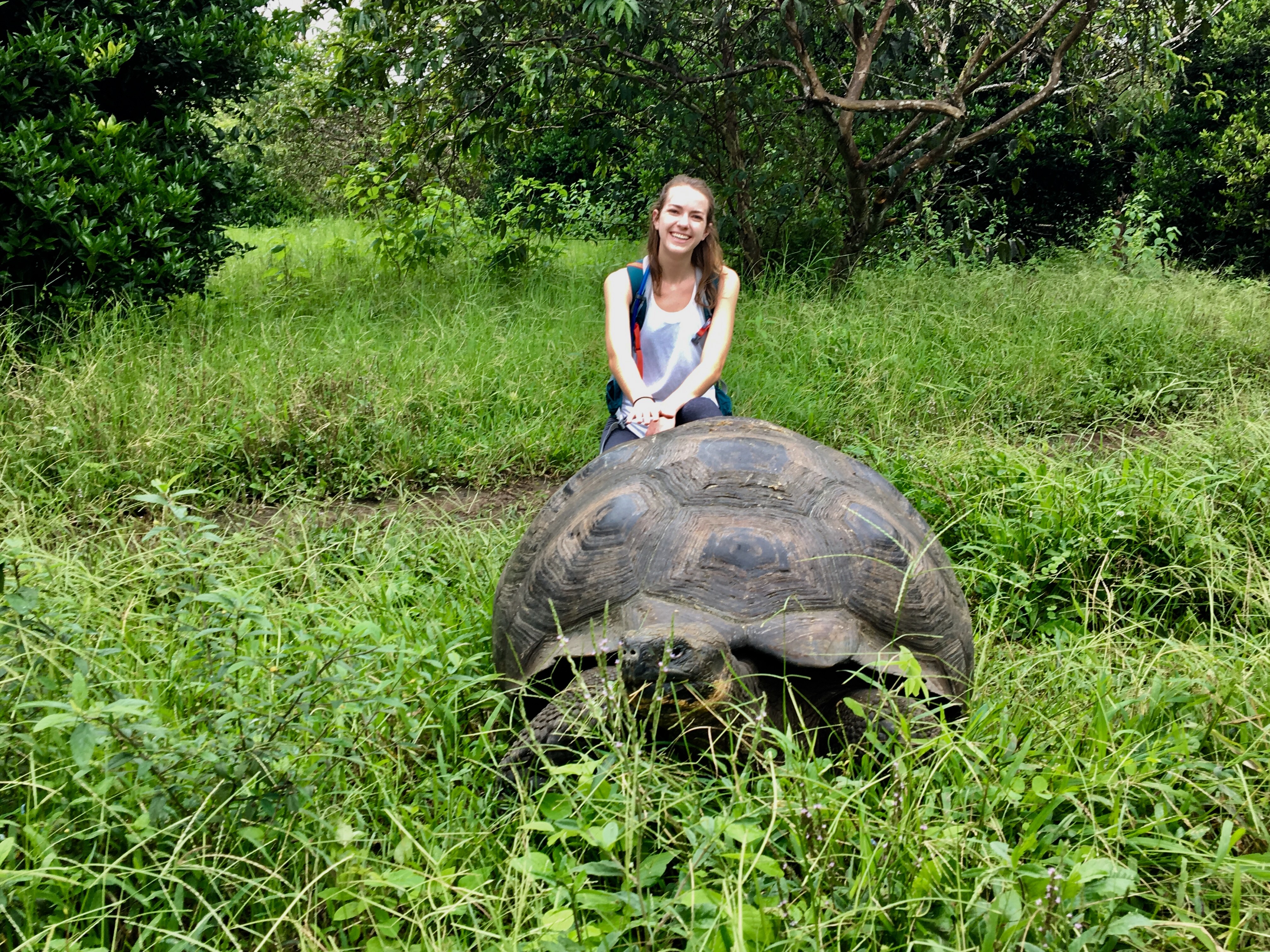 Student in the Galapagos
