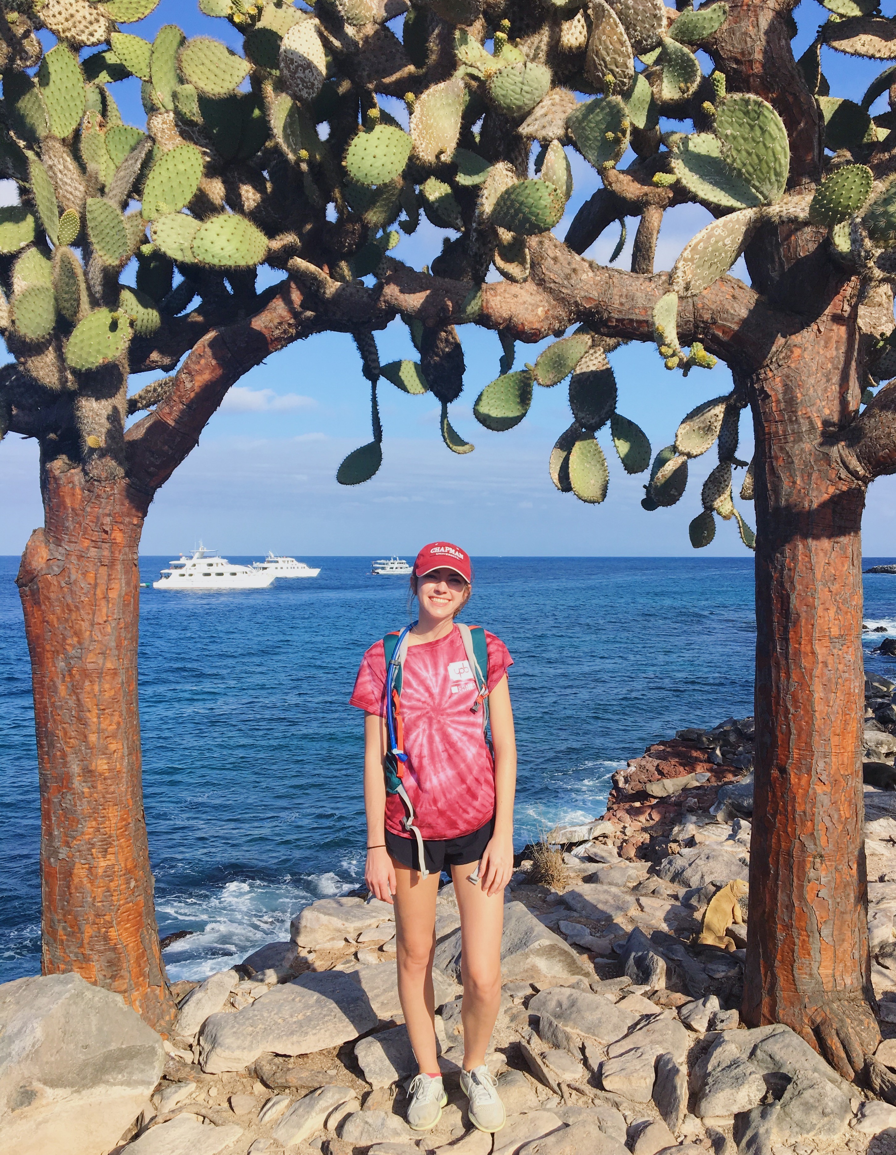 Student in the Galapagos