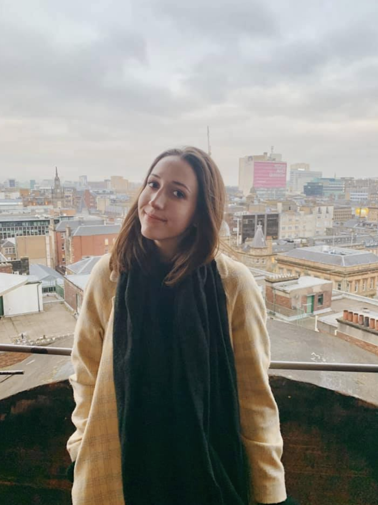 Student In Glasgow, Scotland