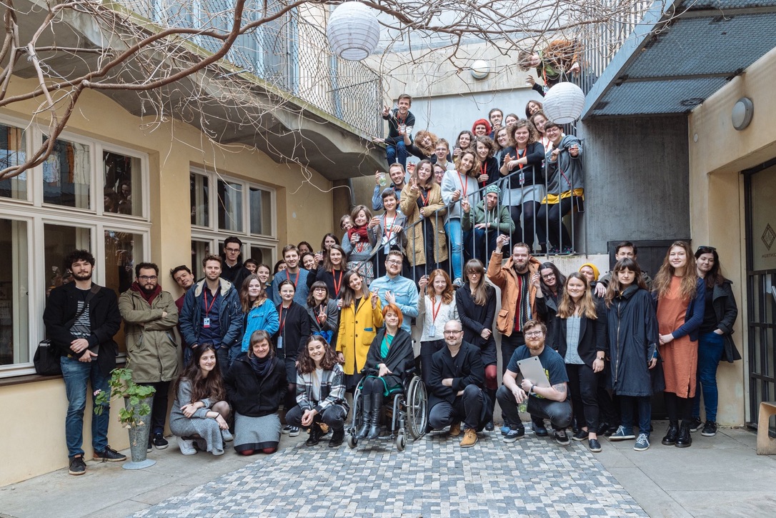 festival team group in Prague