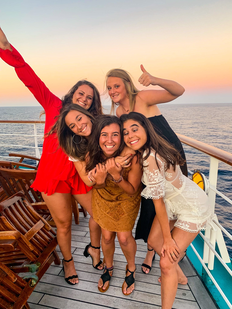Students dressed up on Semester at Sea