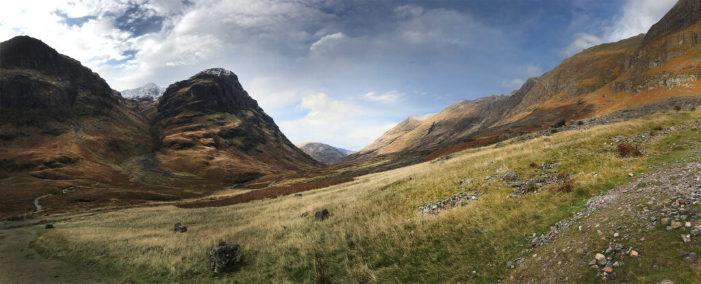 Mountains of the Scottish highlands