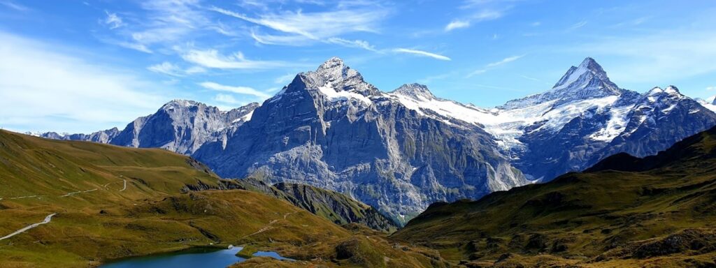Mountain scenary in New Zealand