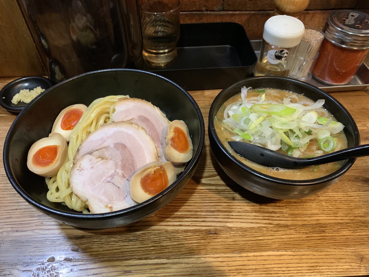 Japanese ramen and miso soup
