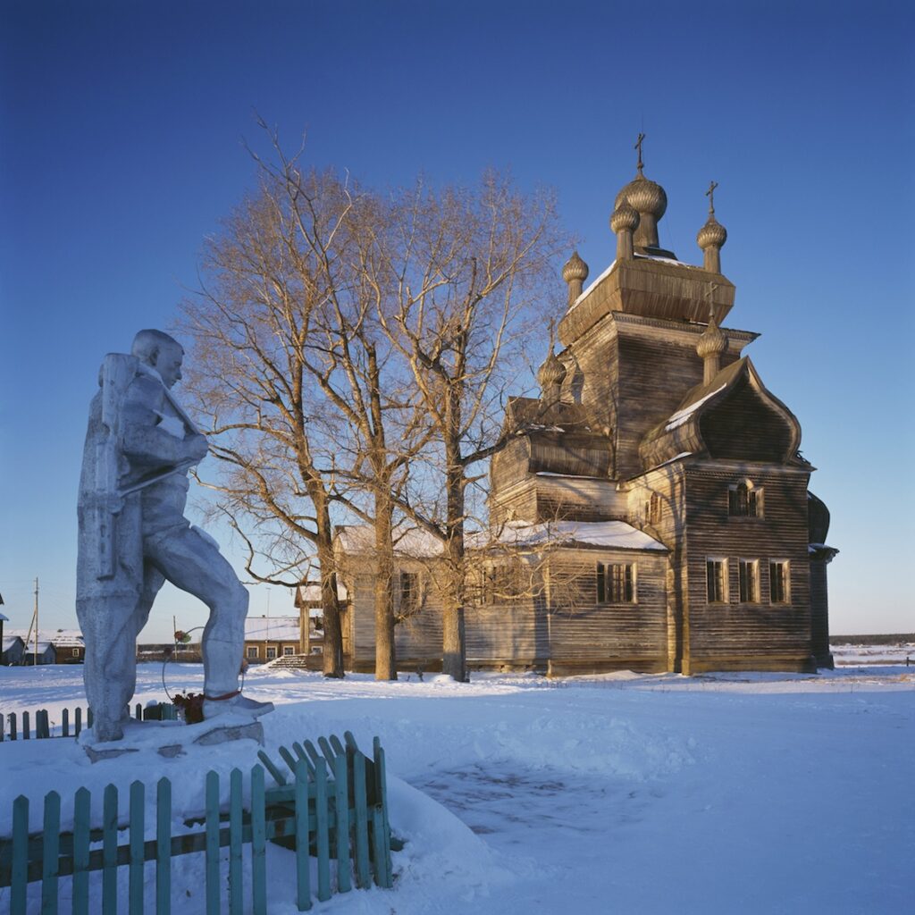 house in the snow