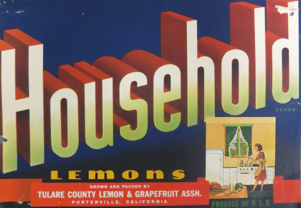 Lemon Crate Label