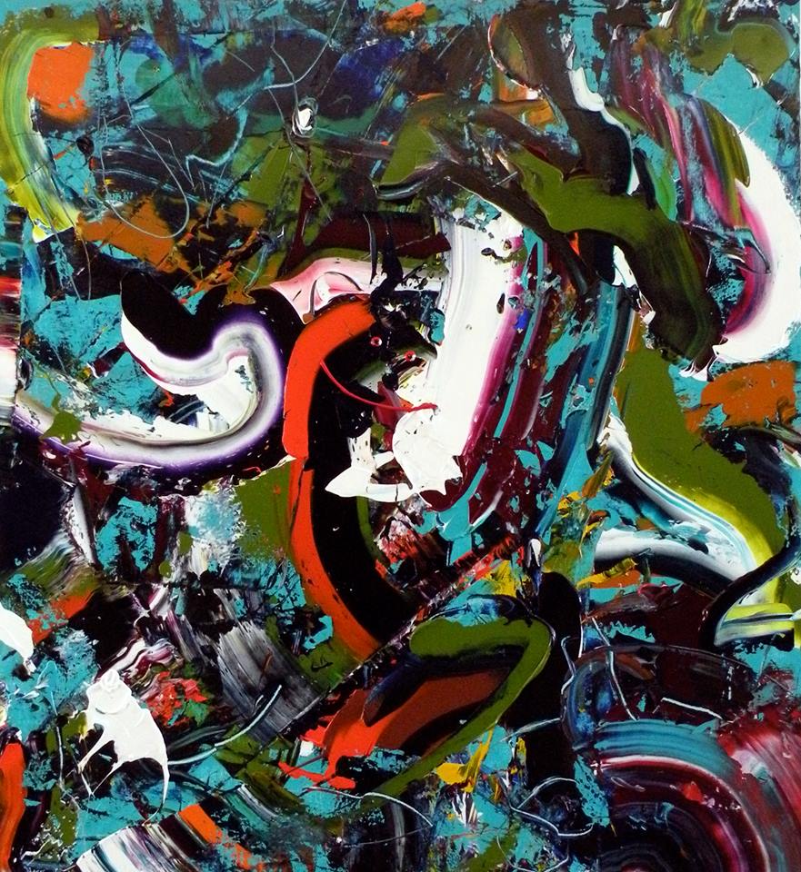 "Floating" a painting by Michael Reafsnyder