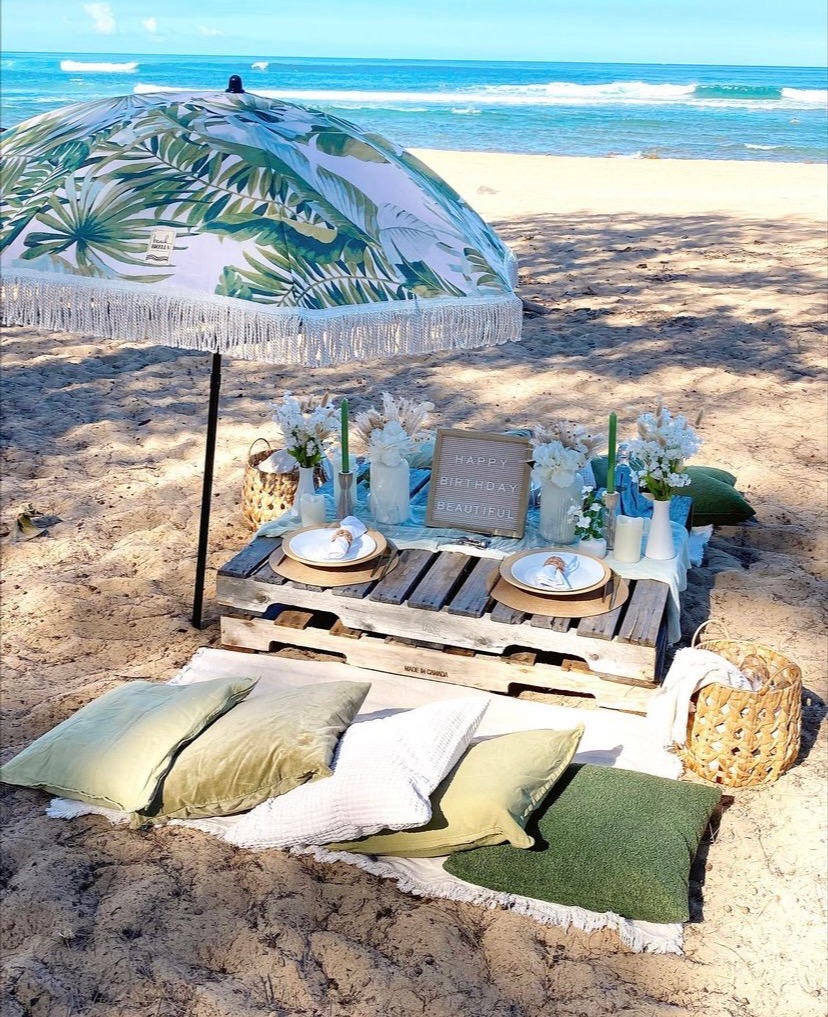 Beach Picnic in Hawaii