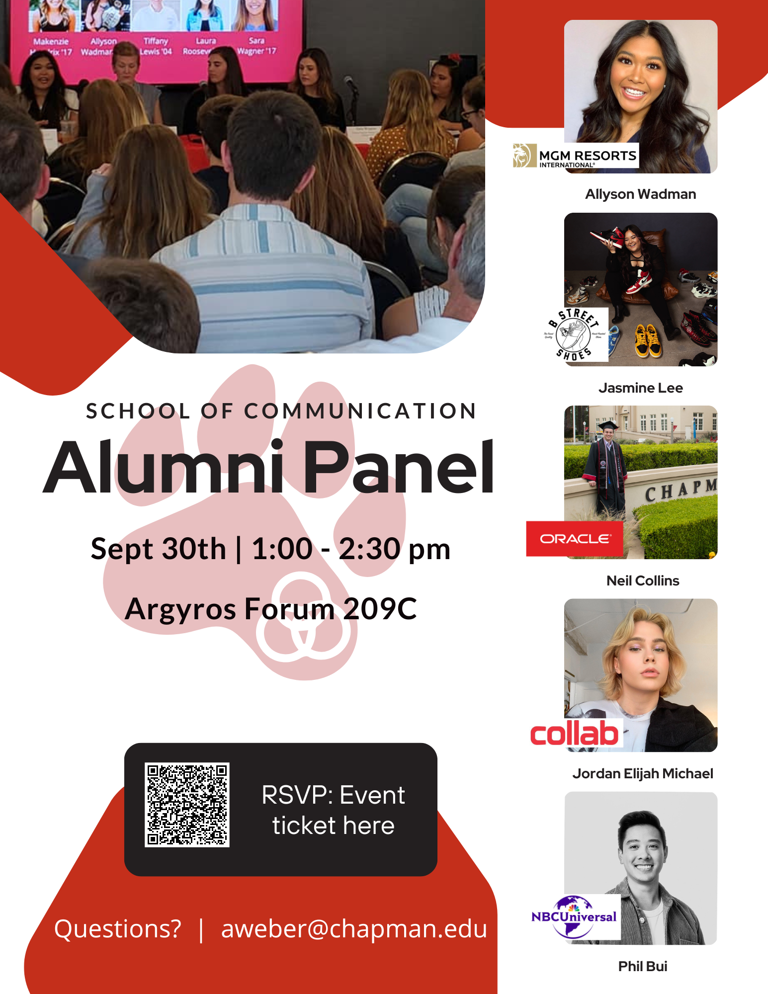 Alumni Panel Flyer