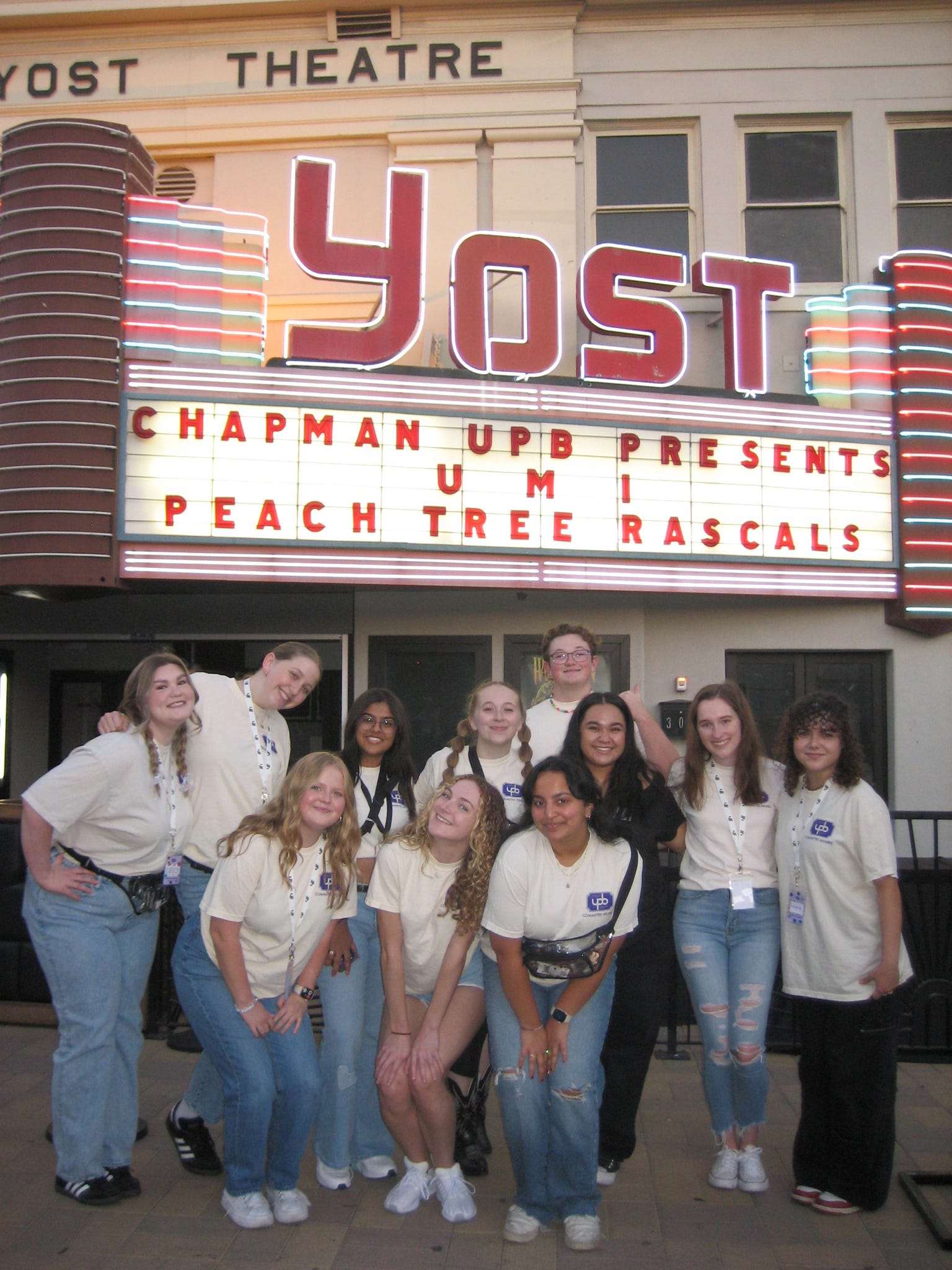 My fellow SET committee members and I at fall concert!