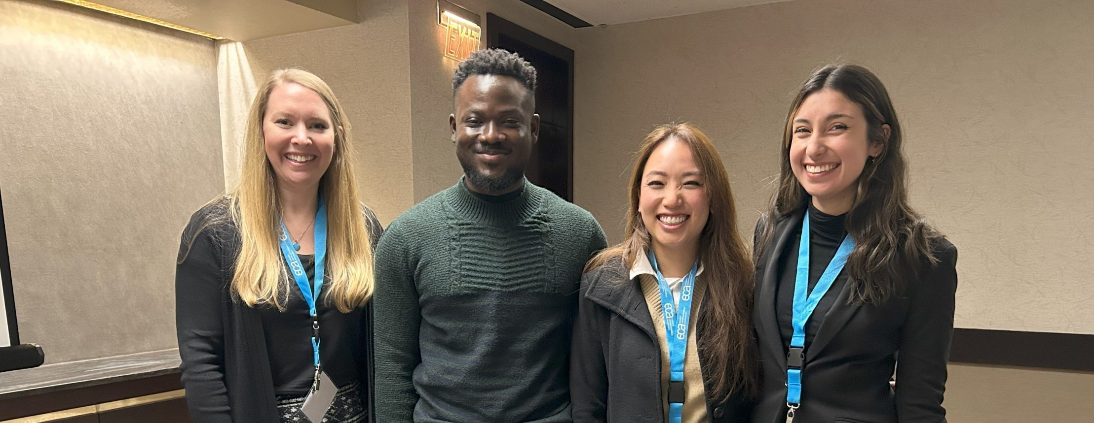 Dr. LaBelle, Kwaku Kyereh, Crystal Nguyen and Denise Alonso-Pecora
