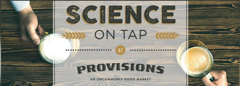 Science on Tap evnets shown throughout
